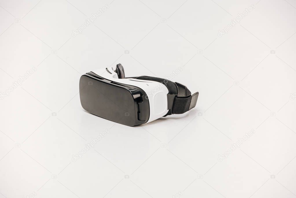 virtual reality headset isolated on white