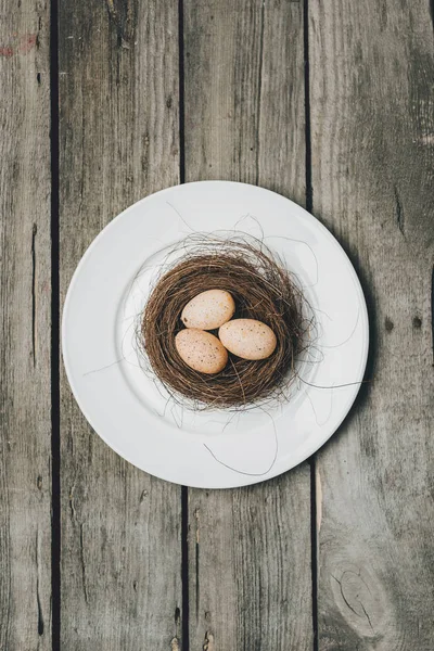 Easter table setting — Stock Photo