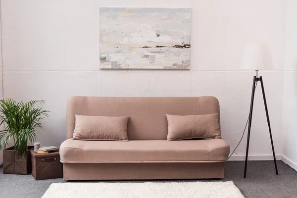 Sofa im Innenraum — Stockfoto