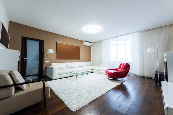 View of empty modern living room — Stock Photo