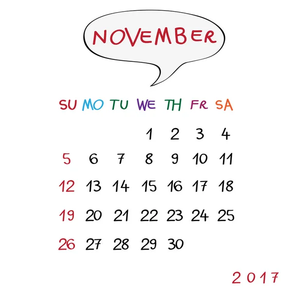 Blase November 2017 — Stockfoto