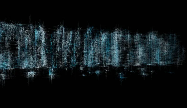 Líneas Turbulencia Azul Alta Tecnología Abstractas — Foto de Stock
