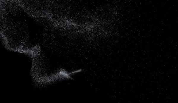 Темний Приглушений Фон Відтвореними Турбулентними Вітряними Частинками — стокове фото