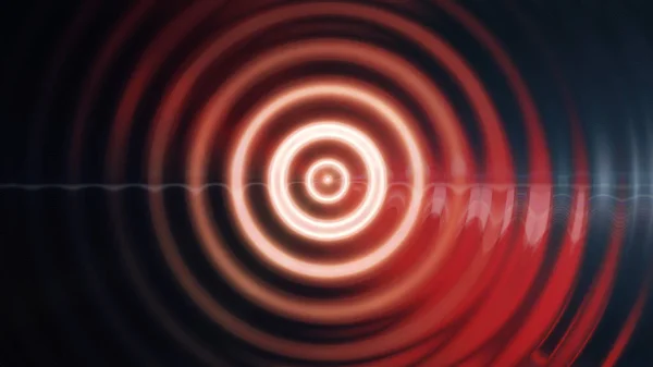 Digital Circle Colorful Abstract Background Distortion Sound Sound Wave — 스톡 사진