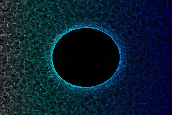 black hole in the middle of abstract background