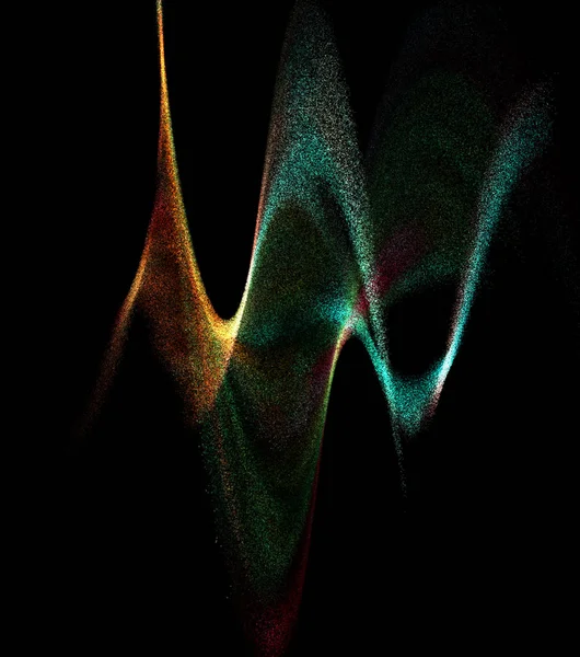 Sound Form Particles — Stock Photo, Image