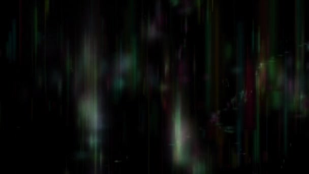 Вертикальні Стежки Aurora Які Анімовані — стокове відео