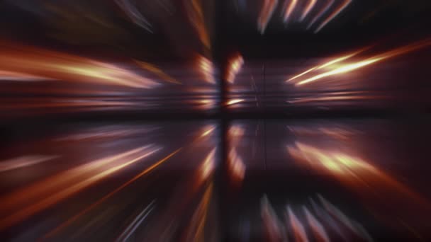 Vue de l'arrière-plan des sentiers lumineux 