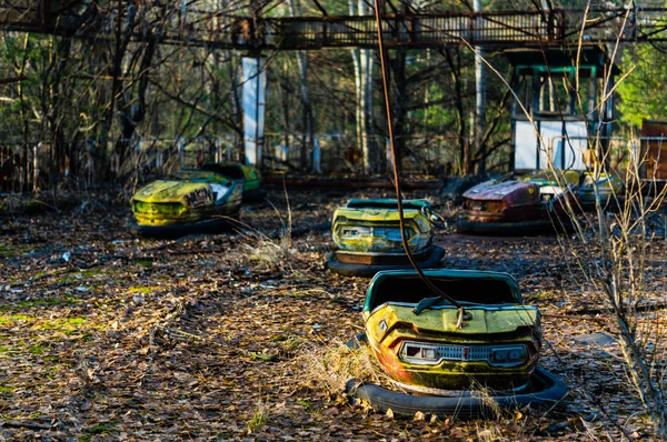 Autodrome in Pripyat — Stockfoto