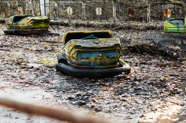 Autodrome in Pripyat — Stock Photo, Image