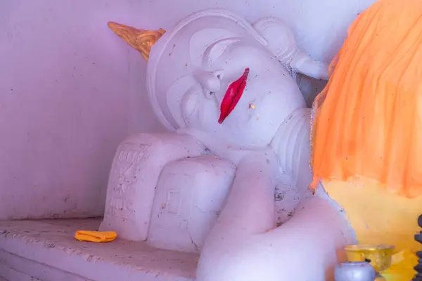 Buddha deitado no templo — Fotografia de Stock