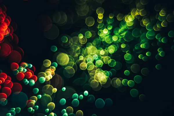 Mooie Optische Abstracte Kleur Bokeh Duisternis Achtergrond — Stockfoto