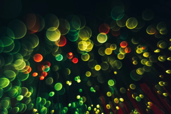 Mooie Optische Abstracte Kleur Bokeh Duisternis Achtergrond — Stockfoto