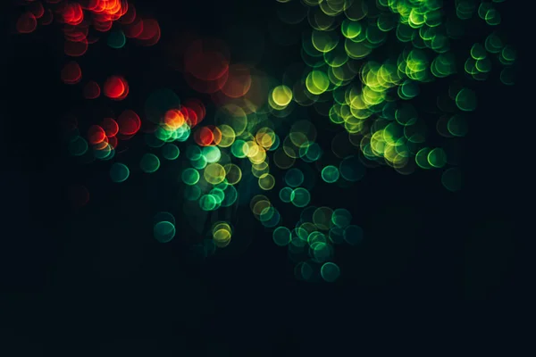 Красивий Оптичний Абстрактний Колір Боке Фоні Темряви — стокове фото
