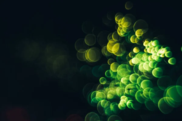 Красивий Оптичний Абстрактний Колір Боке Фоні Темряви — стокове фото
