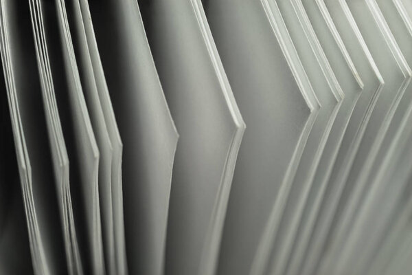 Close up beautiful white pages book background texture. Macro Photography view.