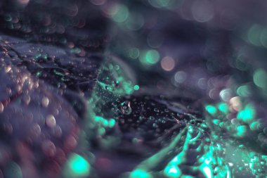 Bokeh soyut ışık Aqua Menthe ve Pembe. tasarım için güzel arkaplan deseni.