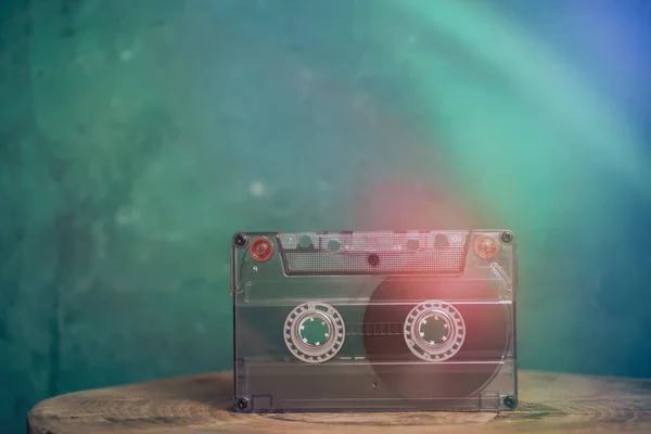아름다운 오디오 카세트 테이프입니다 미니멀리즘의 스타일 설계의 — 스톡 사진