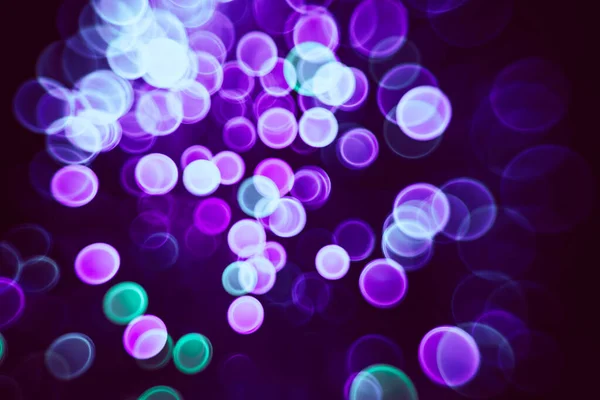 Красивый Оптический Абстрактный Цвет Боке Фоне Темноты — стоковое фото