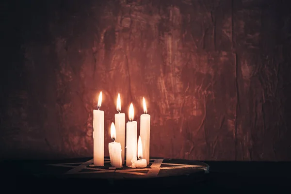 촛불을 다윗의 — 스톡 사진