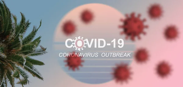 Εστία Covid Νέος Ιός Coronavirus 2019 Ncov Ιός Αφηρημένο Φόντο — Φωτογραφία Αρχείου