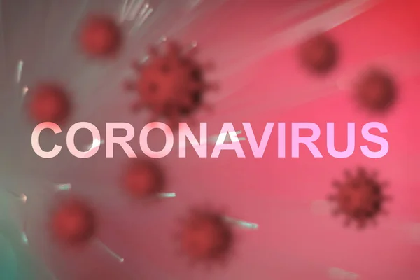 Brote Covid Nuevo Coronavirus 2019 Ncov Virus Sobre Hermoso Fondo — Foto de Stock