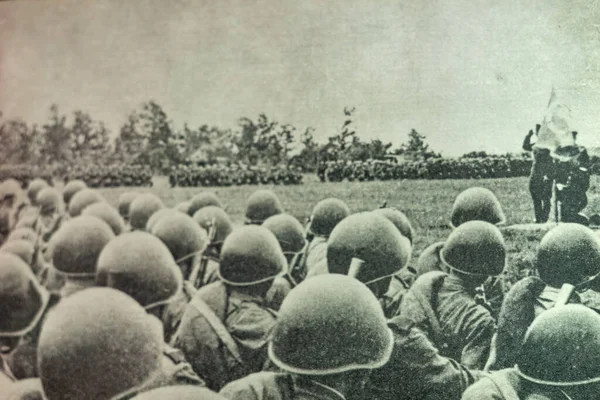 Gyönyörű Fotográfia Könyv Történelem Sas Hadsereg Németország 1939 Évek — Stock Fotó