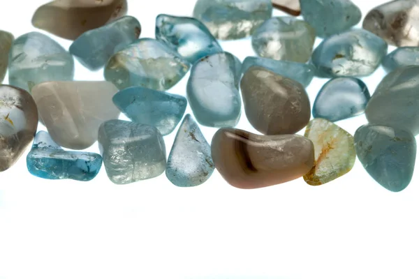 Collection of semi-precious stones — Stock Photo, Image