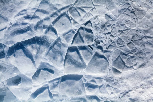 Eis Textur Nahaufnahme Hintergrund. — Stockfoto