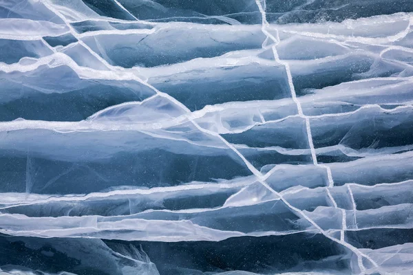 Textura de hielo fondo de primer plano. — Foto de Stock