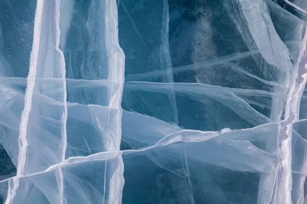 Textura de hielo fondo de primer plano. —  Fotos de Stock