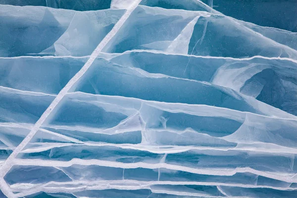 Textura de hielo fondo de primer plano — Foto de Stock