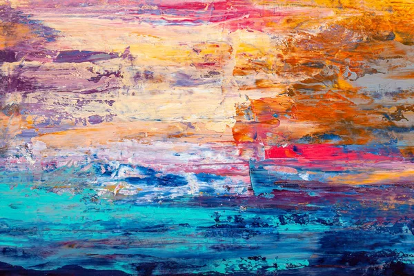 Fondo Abstracto Del Arte Arte Moderno Textura Brillante Multicolor Pintura — Foto de Stock