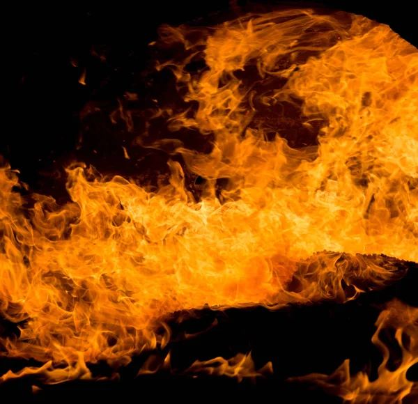 Pellets im Heizkessel verbrennen — Stockfoto