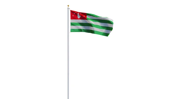 Abkhazia flag, isolated with clipping path alpha channel transparency — Stock Photo, Image