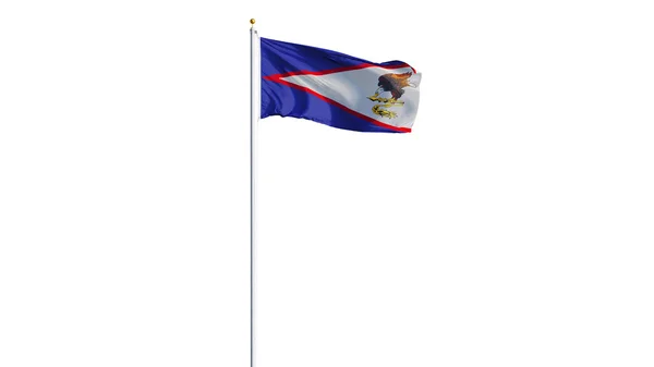 American Samoa flag, isolated with clipping path alpha channel transparency — Stock Photo, Image