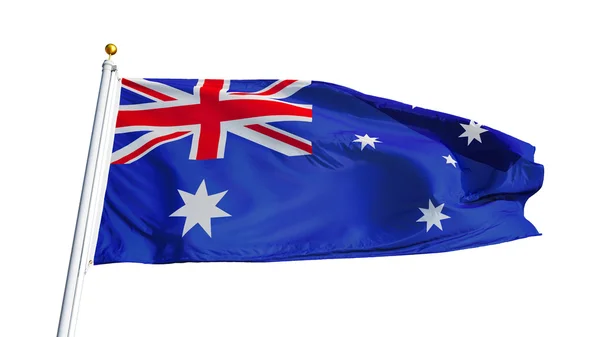 호주 국기, 절연 클리핑 경로 알파 채널 투명성을 — 스톡 사진