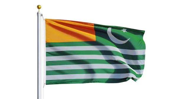 Bandiera Azad Kashmir, isolata con trasparenza del canale alfa del percorso di ritaglio — Foto Stock