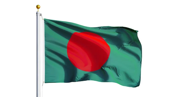 Banglades zászló, izolált Vágógörbe alfa-csatorna átláthatóság — Stock Fotó