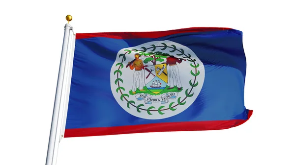 Vlag van Belize, geïsoleerd met uitknippad alfakanaal transparantie — Stockfoto