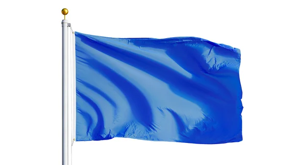 Açık mavi bayrak, kırpma yolu alfa kanal saydamlığı ile izole