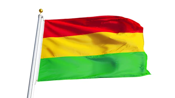 Bandera de Bolivia, aislada con ruta de recorte alfa canal de transparencia — Foto de Stock