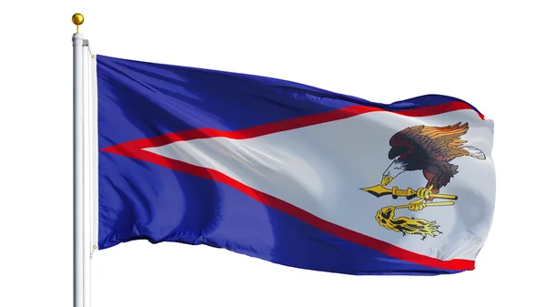 Americká Samoa vlajka, izolovaná s ořezovou cestou průhlednost alfa kanálu Royalty Free Stock Obrázky