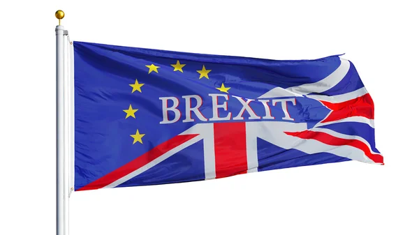 Wielka Brytania Brexit flaga, izolowane z ścieżki przycinającej przezroczystość kanału alfa — Zdjęcie stockowe