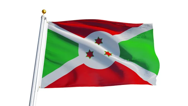 Burundi flag, isolated with clipping path alpha channel transparency — Stock Photo, Image