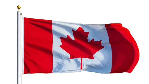 Kanada bayrağı, kırpma yolu alfa kanal saydamlığı ile izole