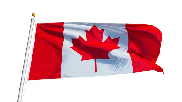 Kanada Flagge, isoliert mit Clipping-Pfad Alpha-Kanal Transparenz — Stockfoto