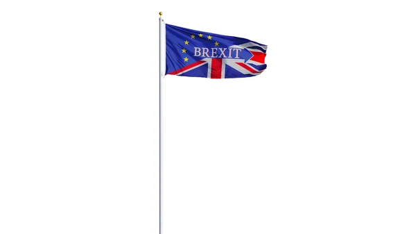 Velká Británie vlajka Brexit, izolovaná s ořezovou cestou průhlednost alfa kanálu Royalty Free Stock Fotografie
