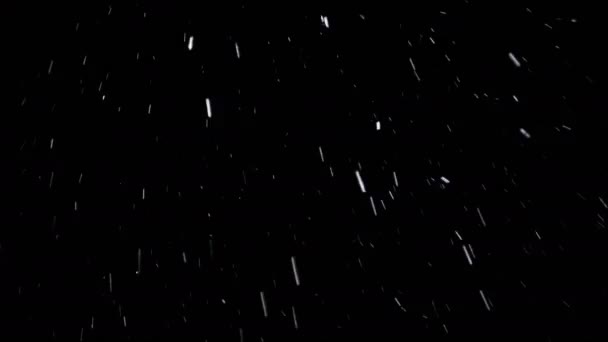 Chute de neige de haut en bas 