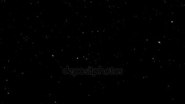 Kar soldan sağ, kesintisiz döngü için düşüyor.